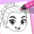 Ikona programu: Doll Princess Coloring Ga…