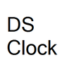 Programmsymbol: DS Clock