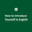 プログラムのアイコン: How to Introduce Yourself…