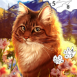 プログラムのアイコン: Cat Color by Number Paint…