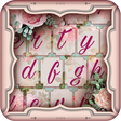 Ikona programu: Vintage Flowers Emoji Key…