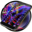 プログラムのアイコン: Dialer Theme Neon Abstrac…