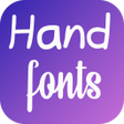 程序图标: Hand fonts for FlipFont