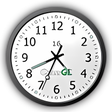 Programmsymbol: CrossGL Surface Clock