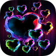 Icon des Programms: Magic Hearts Live Wallpap…