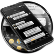 Ikona programu: SMS Messages Metallic Sil…