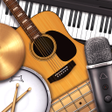 Ikona programu: Band Live Rock - Drum Pia…