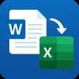 Ikona programu: Word to Excel Converter -…