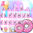 プログラムのアイコン: Pastel Pink Donut Keyboar…