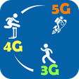 Ikona programu: WiFi 5G 4G 3G Speed Test …