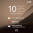 Icon des Programms: XPERIA Theme: Copper