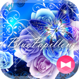 Ikona programu: ★FREE THEMES★Blue Papillo…