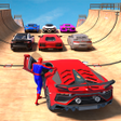 Ikona programu: Superhero Car: Mega Ramp …