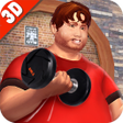 プログラムのアイコン: Fat Boy Gym Fitness Games