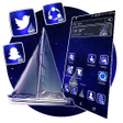 Icon des Programms: Blue Ocean Night Theme